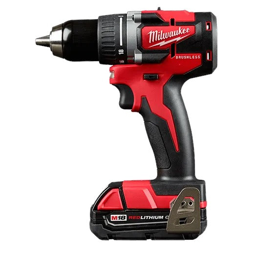 Milwaukee M18 1/2" Compact Brushless Drill CP Kit