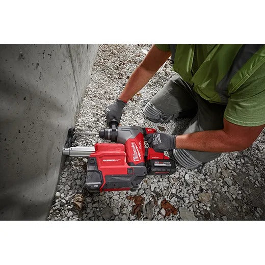 Milwaukee M18 Fuel 1-1/8" SDS Plus Rotary Hammer with One-Key and Hammervac Dedicated Dust Extractor Kit