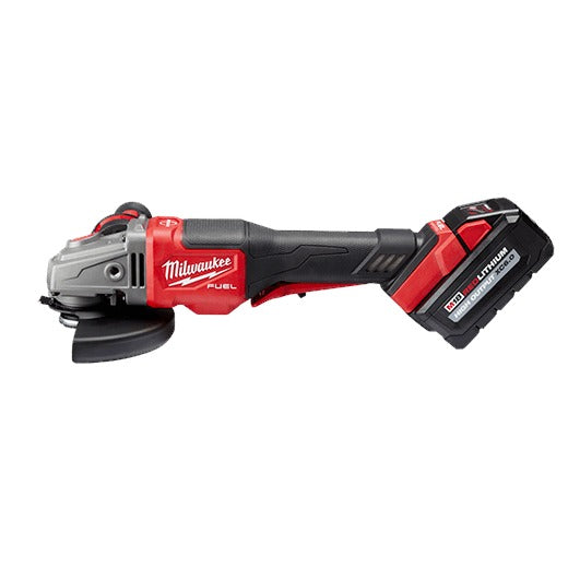 Milwaukee M18 Fuel 4-1/2" - 6" No Lock Braking Grinder with Paddle Switch 2 Battery Kit