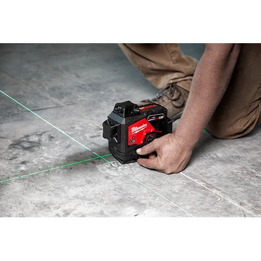 Milwaukee M12 Green 360-Degree 3-Plane Laser Kit