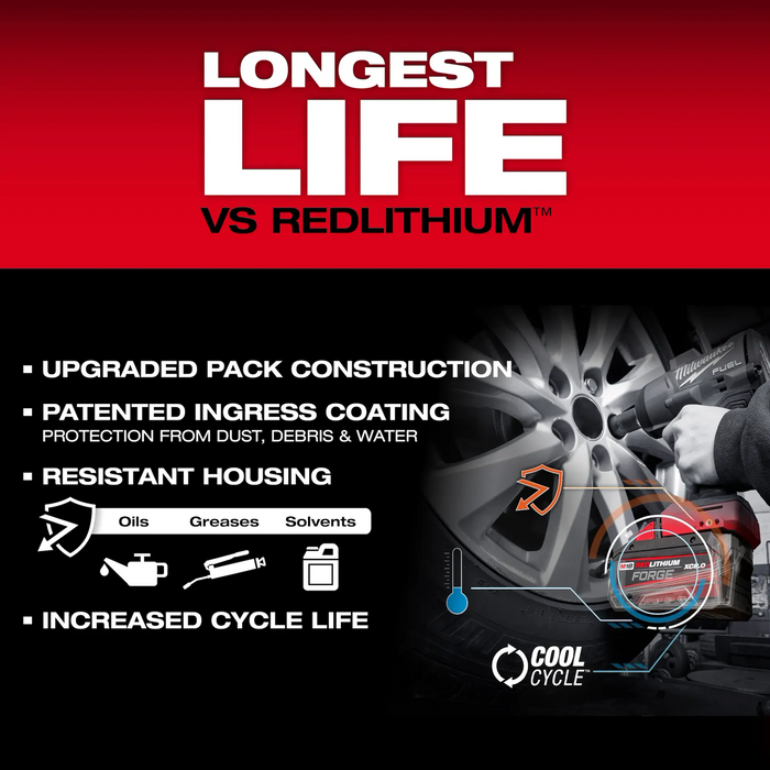 Milwaukee M18™ REDLITHIUM™ FORGE™ XC8.0 Battery Pack