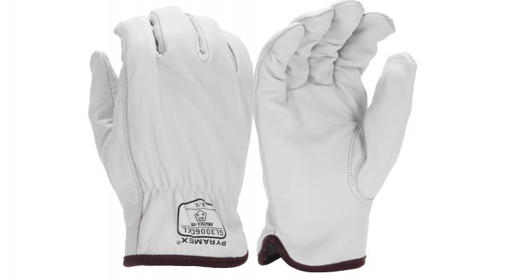 Pyramex Premium Goatskin Driver HPPE A5 Cut Leather Gloves - L