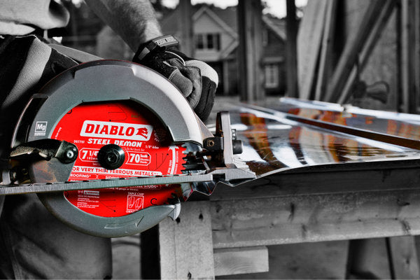 Diablo 7-1/4" x 70-T Steel Demon Carbide-Tipped Saw Blade for Metal