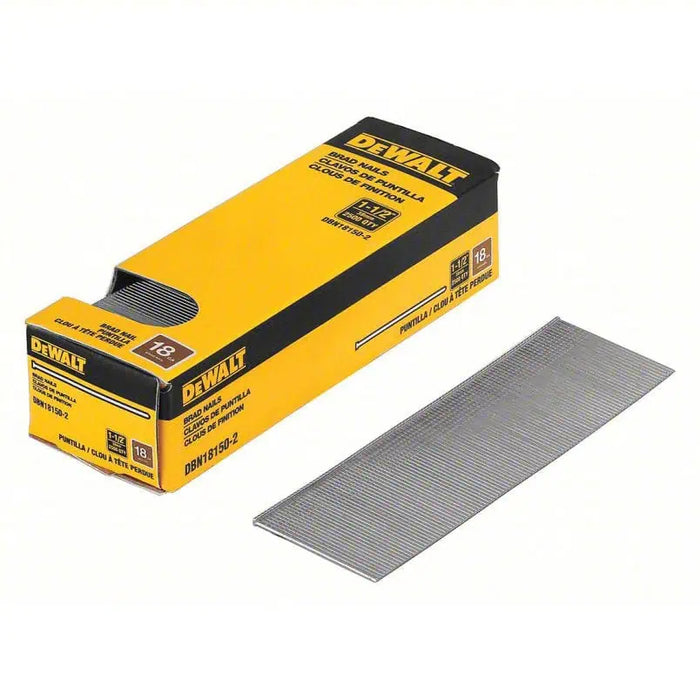 DeWalt 1-1/2" 18 Guage Brad Nails - 2500 Qty