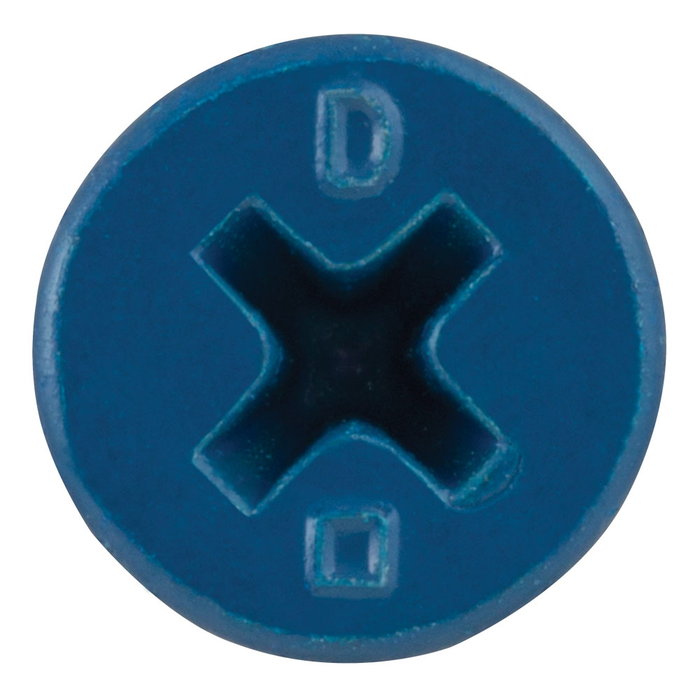 DeWalt ULTRACON+® 1/4" x 1-1/4" Phillips Flat Head Blue Screw Anchor - 100 Qty