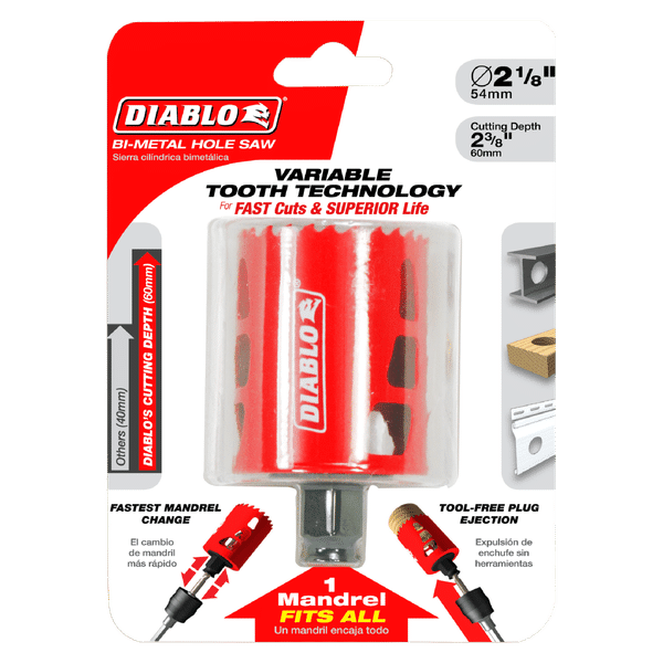 Diablo 1-3/8" Bi-Metal Hole Saw