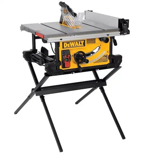 DeWalt 10" Table Saw with Scissor Stand