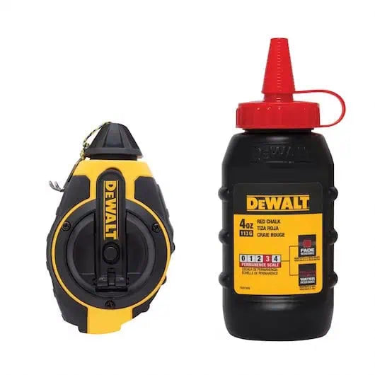 DeWalt 3:1 Chalk Reel with Red Chalk