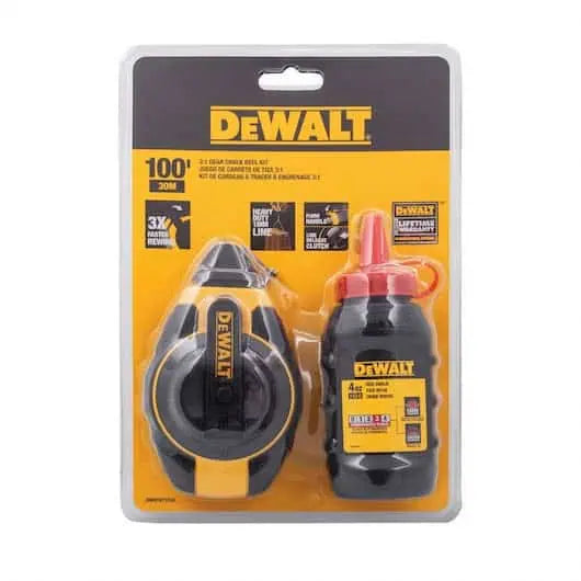 DeWalt 3:1 Chalk Reel with Red Chalk