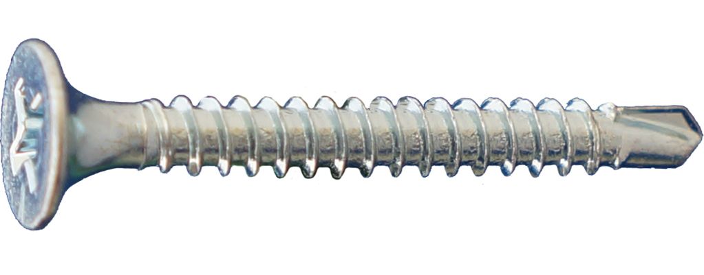 Daggerz™ 10" x 5" Phillips Bugle Head Self Drill Screws, #3 Point, Zinc - 1000 Qty