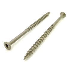 Muro #8 X 2" Twinfast Coarse Thread Screw, Flat Head, #2 Square Drive, Sharp Point Screw Tip, Epoxy Shield Guard Coating, Gray Strip - 1800 Pcs