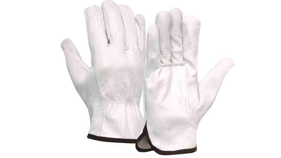 Pyramex Goat Unlined Value Goatskin Leather Driver Gloves - S