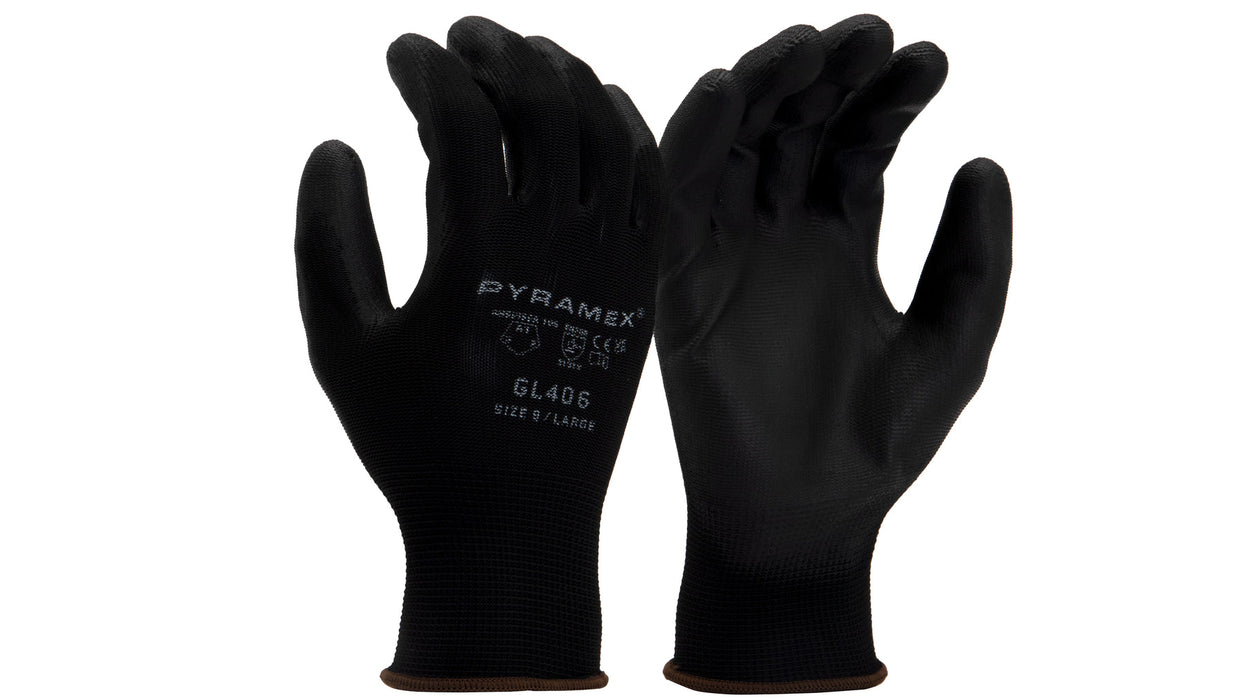 Pyramex 13 Gauge Polyurethane Tear Resistant Safety Cut Gloves - M