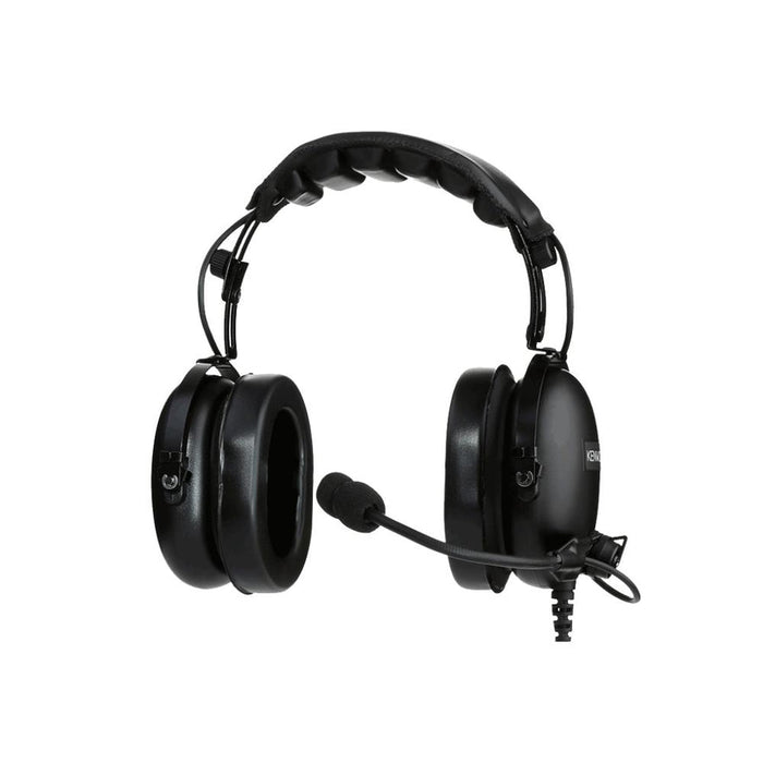 Kenwood Over the Head Heavy Duty Double Muff Headset - Black