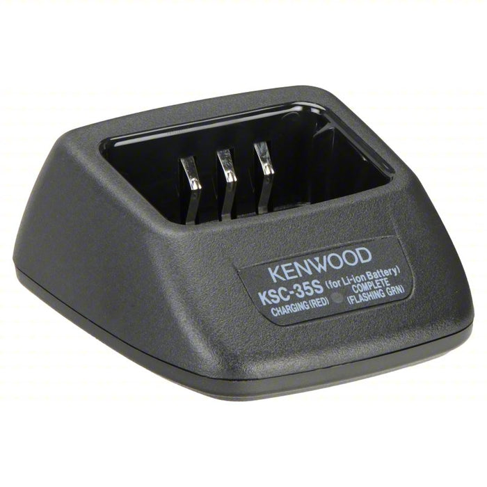 Kenwood Fast Rate Single Unit Charger fror Lithium-Ion Battery - Black