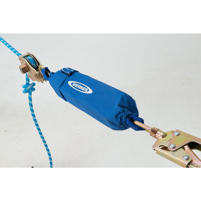 Werner 60 ft 2-Man Rope Cross-Arm Strap Horizontal Lifeline System, Cross-Arm Strap, (Rope Tensioner)