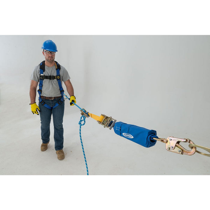 Werner 60 ft 2-Man Rope Cross-Arm Strap Horizontal Lifeline System, Cross-Arm Strap, (Rope Tensioner)