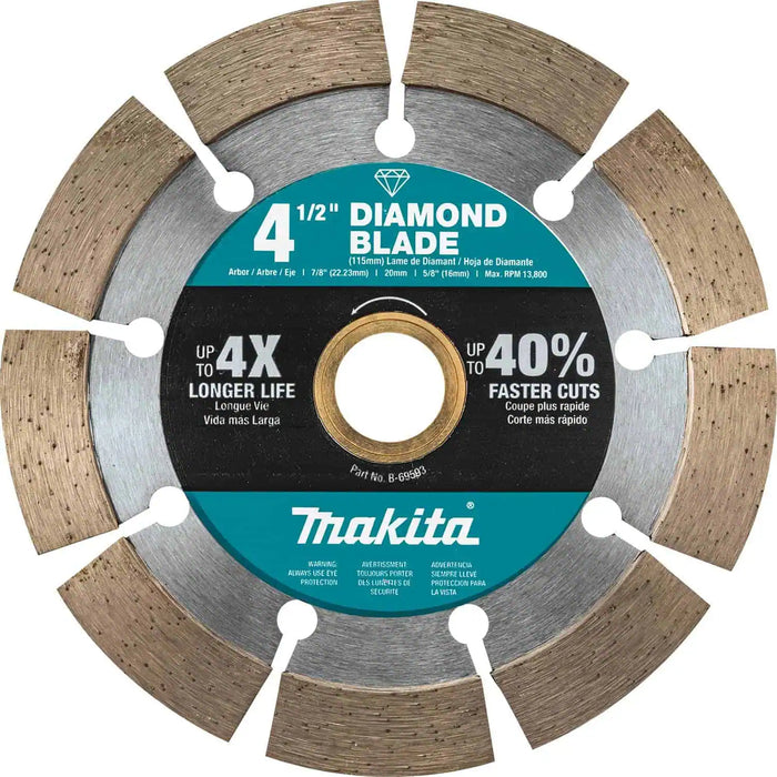 Makita 4-1/2" Segmented Rim Diamond Blade