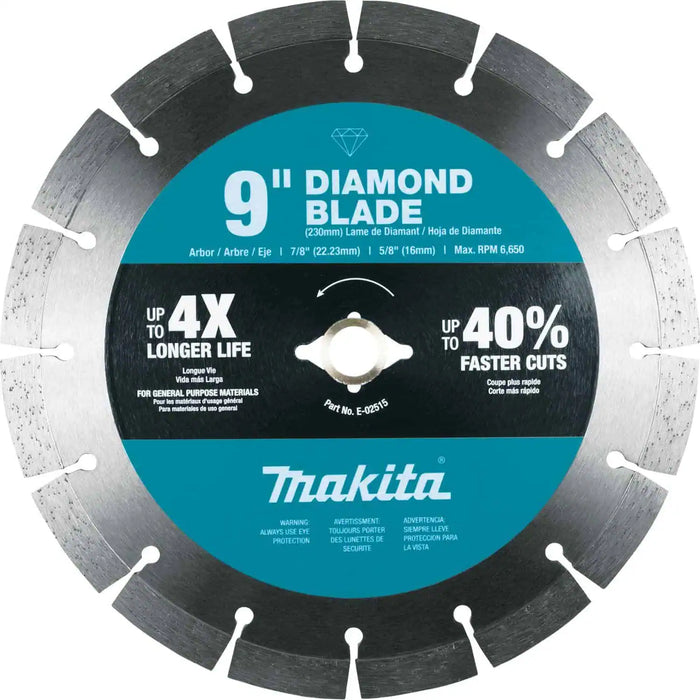 Makita 9" Segmented Rim Diamond Blade