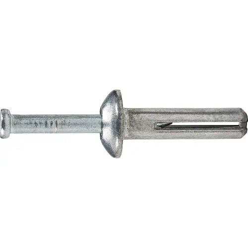 DeWalt ZAMAC NAILIN® 3/16" x 7/8" Mushroom Head Hammer Drive Nail Anchor - 1000 Qty