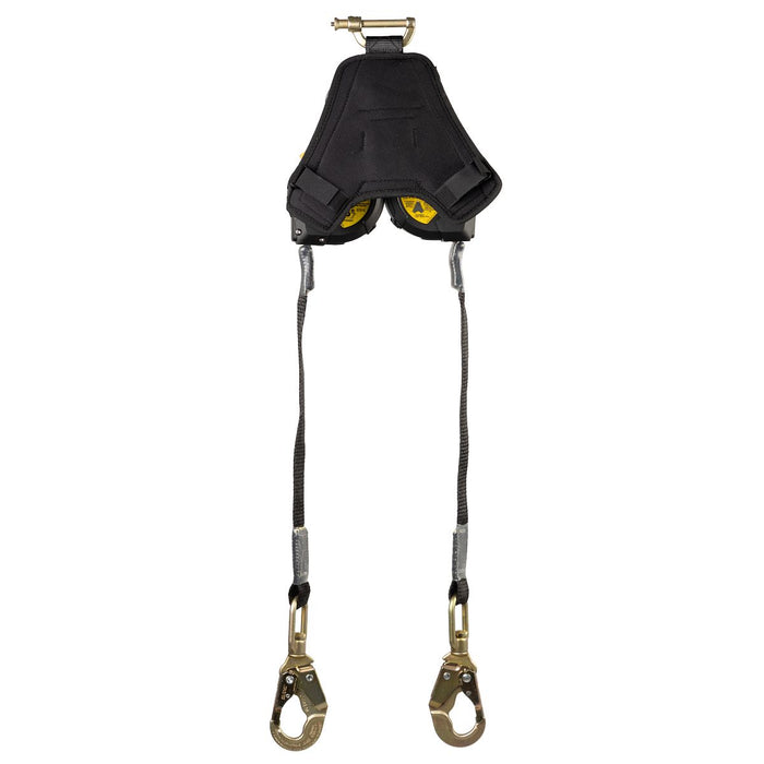 Werner 6 ft Bantam Twin Leg Web Leading Edge Self-Retracting Lifeline with Snap Hook