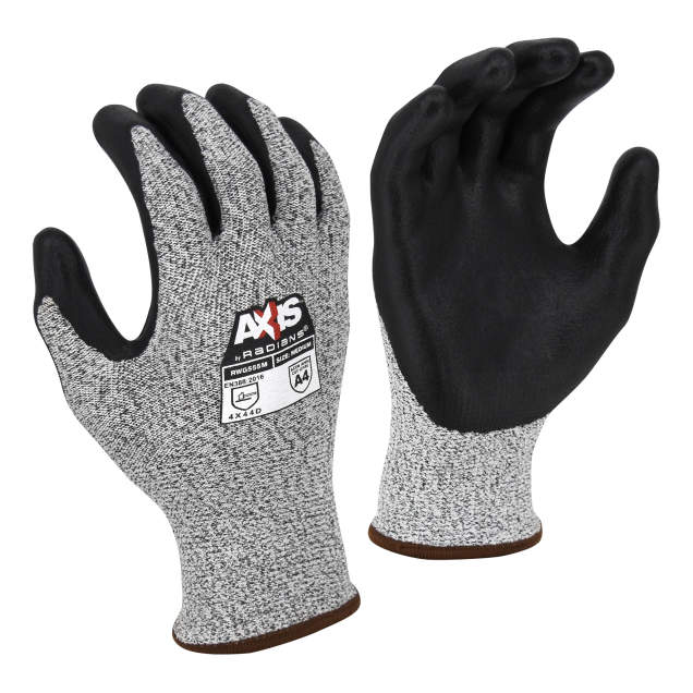 Radians AXIS™ Foam Nitrile Palm Dipped Cut Protection Level A4 Work Glove