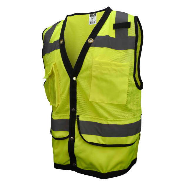 Radians Type R Class 2 Heavy Duty Surveyor Safety Vest - Green/L