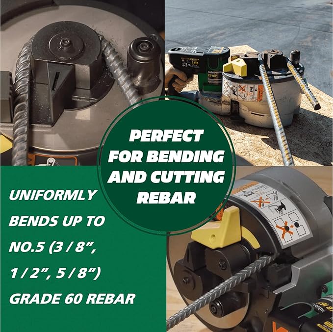 Metabo 8 Amp Portable Rebar Cutter and Rebar Bending Tool